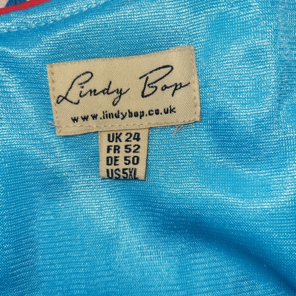 Lindy Bop Leda Swan Dress, VGUC, Size 5X - Picture 8 of 9